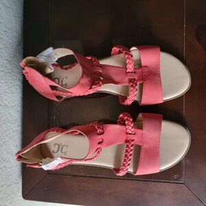 JC Journee Collection Women's Comfort Foam Florence Flat Sandals